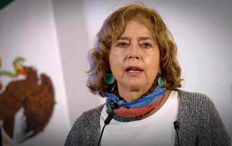 La secretaria de Ciencia, Humanidades, Tecnología e Innovación, Rosaura Ruiz Gutiérrez, anunció que la Universidad Rosario Castellanos y la Universidad de la Salud se volverán nacionales, y en noviembre se lanzarán convocatorias para docentes y estudiantes. Foto: especial