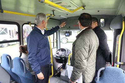 Van más de 10 mil unidades de transporte con cámaras y botón de pánico en Edomex