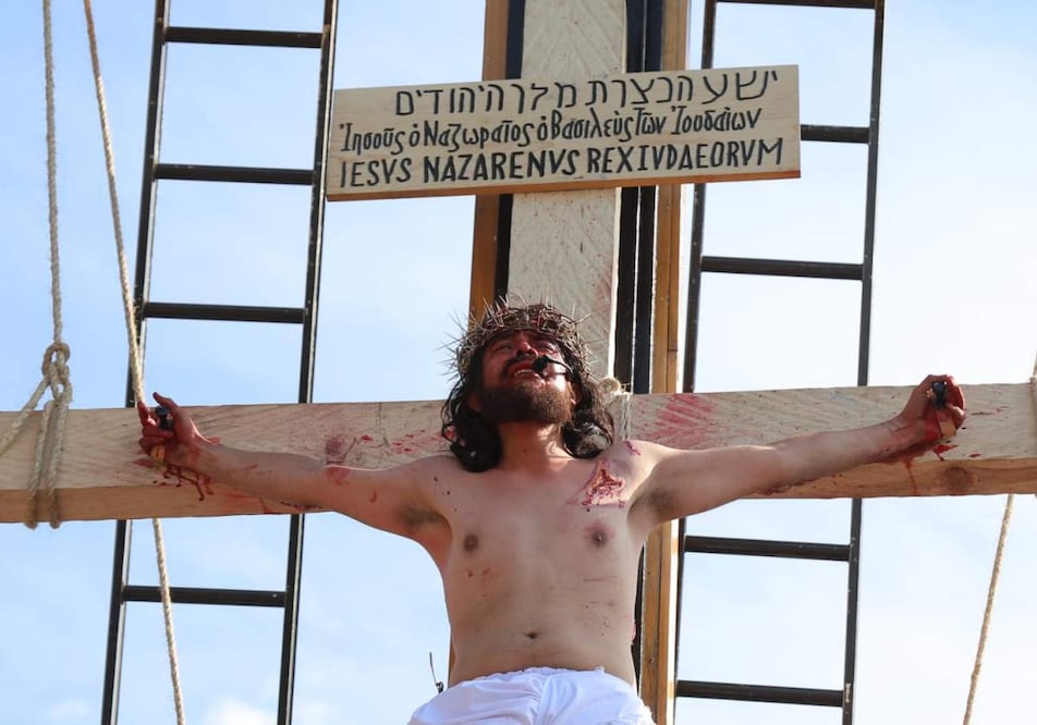 Representación de la Pasión de Cristo en Iztapalapa rompe récord de asistencia con casi 3 millones de fieles; reportan saldo blanco. Foto: Gabriel Pano / EL UNIVERSAL