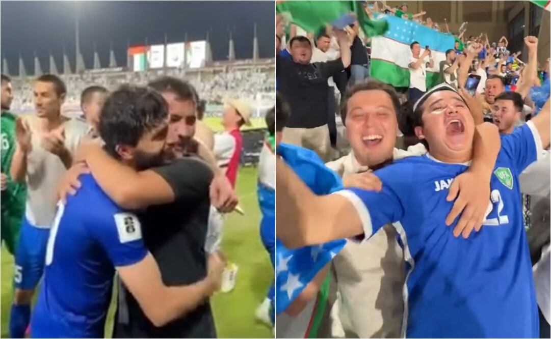 FOTO: ESPECIAL - Los festejos de Uzbekistán tras calificar a la Copa del Mundo de 2026