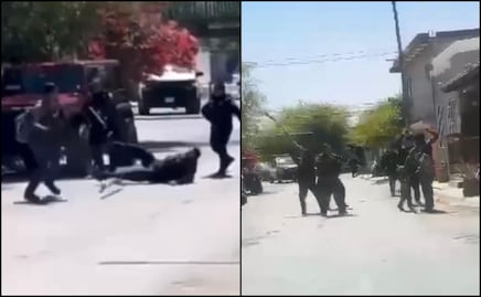 Policía abate a sujeto que intentó agredirlo con un machete en Nuevo León; el agresor aparentemente cargaba a su hijo durante los hechos 