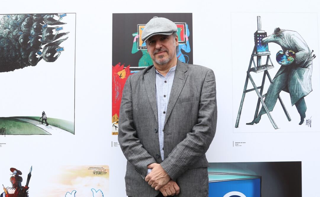 Boligán durante la inauguración del segundo encuentro internacional Cartónclub. Foto: Carlos Mejía /EL UNIVERSAL