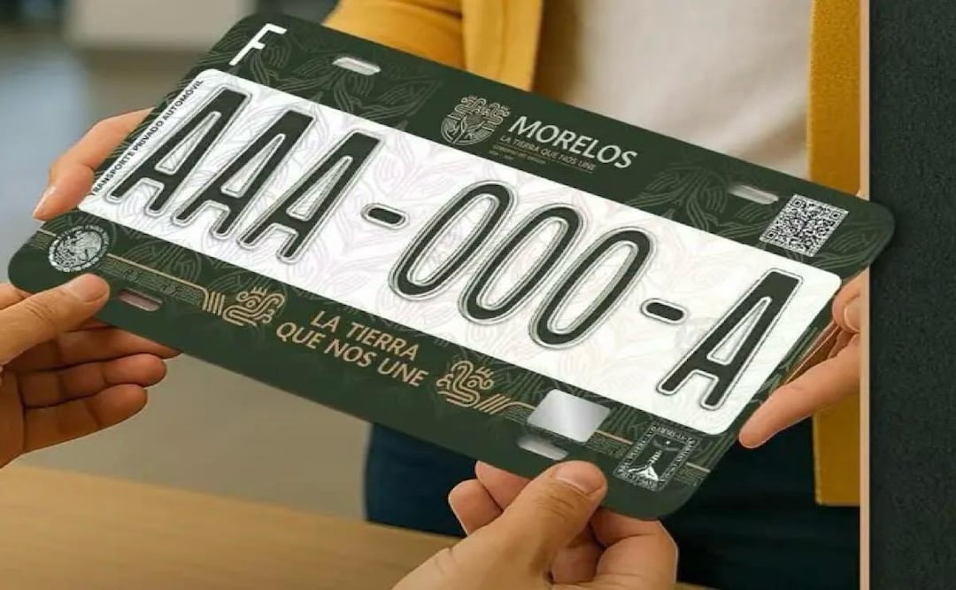 Las placas son un requisito indispensable para circular en la vía pública. Foto: Coordinación General de Movilidad y Transporte del estado de Morelos