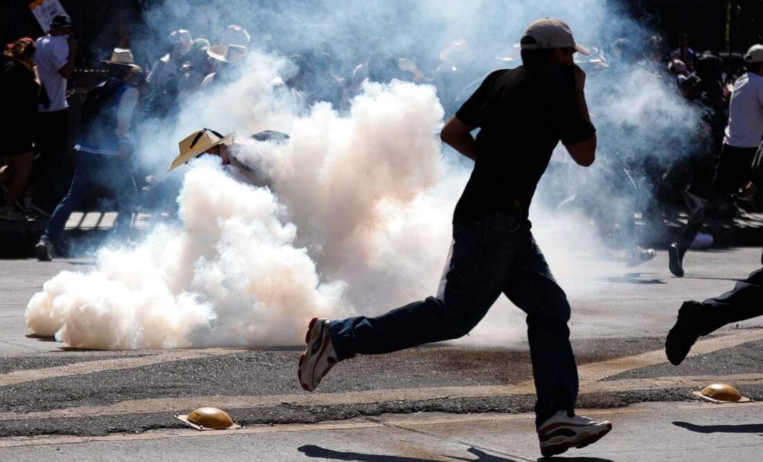 Marchan por segundo día en Morelia por el asesinato de Carlos Manzo (03/11/2025). Foto: Diego Simón Sánchez / EL UNIVERSAL