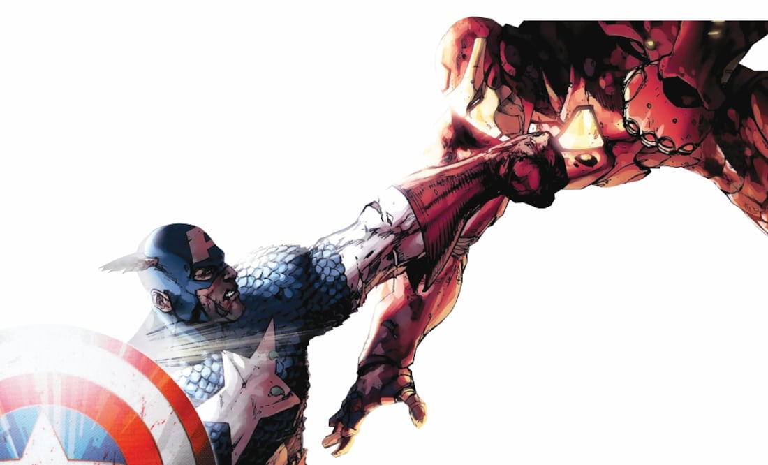 En la foto: Iron Man y Capitán América, personajes de Marvel (ARCHIVO. EL UNIVERSAL)