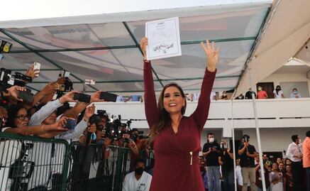 "Mara" Lezama recibe constancia de mayoría como gobernadora electa de Quintana Roo