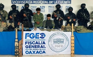 Autoridades de Veracruz y Oaxaca realizan operativo conjunto; desmantelan centro de operaciones de grupo criminal y detienen a 2 sujetos