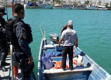 Detienen a dos por pesca ilegal en reserva de Baja California