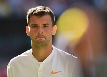 Primera sorpresa en Wimbledon, Dimitrov se despide