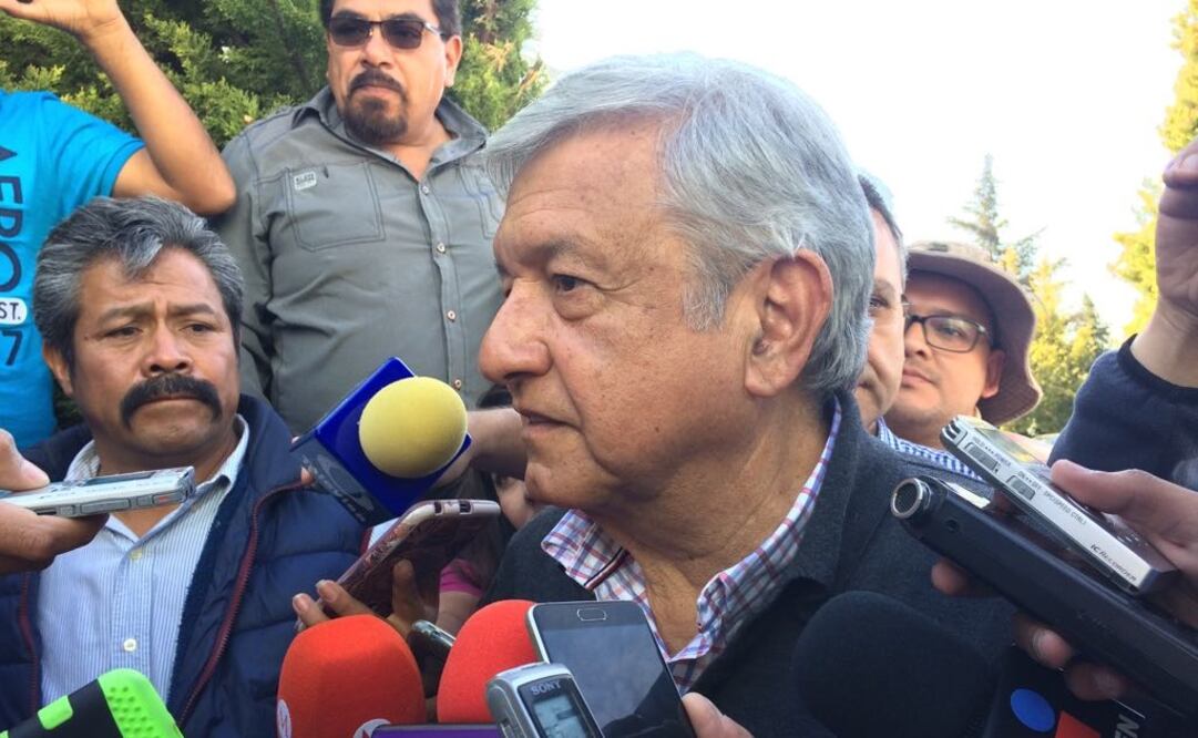 El precandidato de Morena envío sus condolencias a las familias de las víctimas. Foto: Archivo El Universal