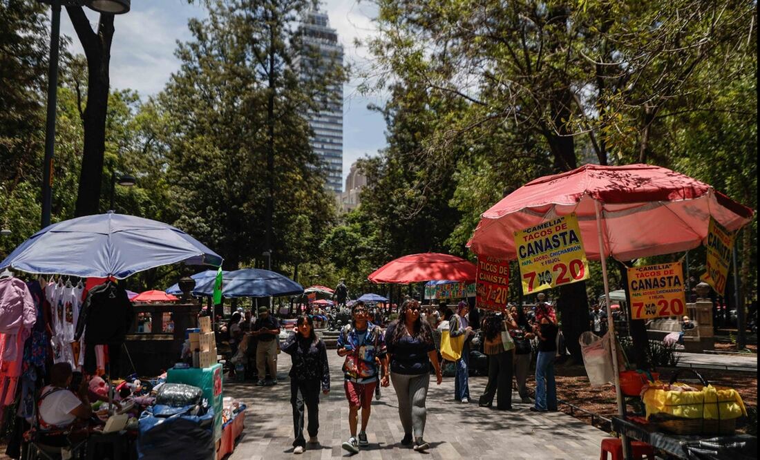 Comerciantes ambulantes. Foto: Diego Simón Sánchez/EL UNIVERSAL