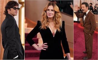 Julia Roberts, Diego Luna y Jacob Elordi en la alfombra roja de los Globos de Oro 2026