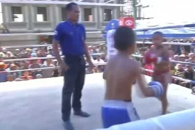 El boxeo infantil como forma de vida