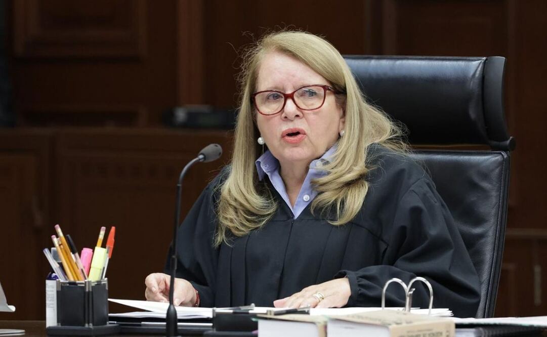 La ministra Loretta Ortiz en el pleno de la Suprema Corte de Justicia de la Nación. Foto: Especial