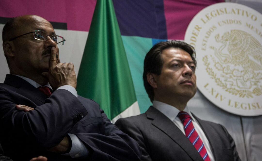 “¿Qué lamentable, verdad? Qué lamentable”, se limitó a expresar el coordinador de los priistas, René Juárez, al cuestionarle sobre la cifra que publica este martes EL UNIVERSAL. FOTO: CUARTOSCURO