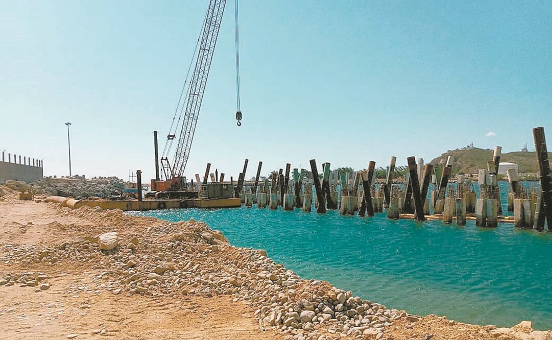 Se espera que para 2023 el puerto esté consolidado como parte del Corredor Interoceánico, impulsado por el presidente Andrés Manuel López Obrador, y se haya aplicado una inversión de 9 mil millones de pesos. Foto: Alberto López. EL UNIVERSAL