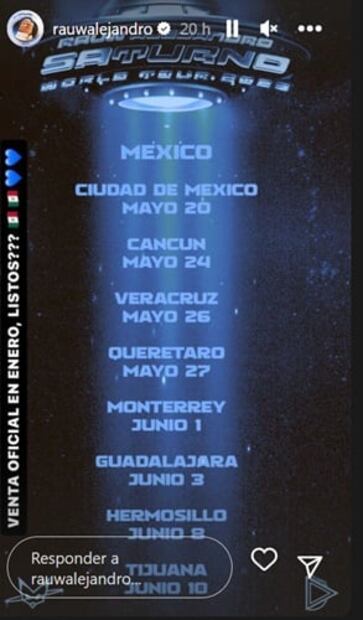 Rauw Alejandro anuncia gira por México, esto es lo que se sabe hasta ahora