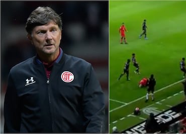 Expulsan a Hernán Cristante por patear a un jugador del Necaxa