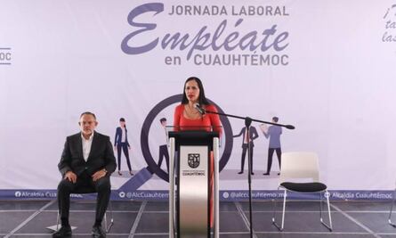 Sandra Cuevas inaugura la “Jornada Laboral Empléate en Cuauhtémoc”