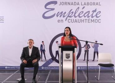 Sandra Cuevas inaugura la “Jornada Laboral Empléate en Cuauhtémoc”