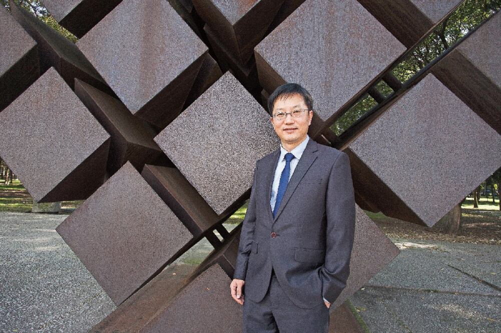 HwiJin-Han, responsable del Plan Estratégico para la Transformación Urbana de Seúl, Corea, participó en el Foro Internacional Aeropuerto y Ciudad, la Gran Transformación Humana (IVÁN STEPHENS. EL UNIVERSAL)