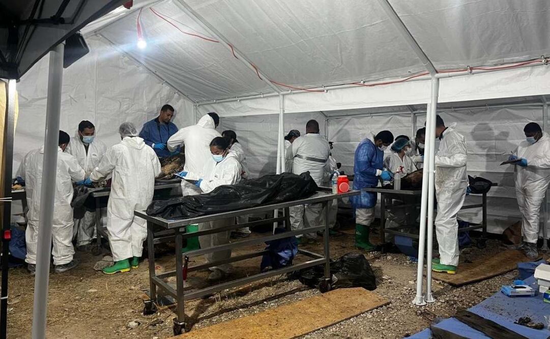 Suman 27 cuerpos entregados de los 386 hallados en el crematorio Plenitud. Foto: Especial.