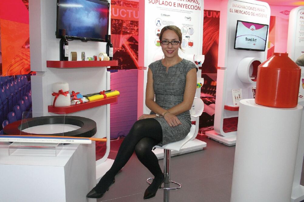 Paula Sans, directiva de Dow Chemical par México, indicó que el empaquetamiento flexible permite reducir el desperdicio de comida (AGUSTÍN SALINAS. EL UNIVERSAL)