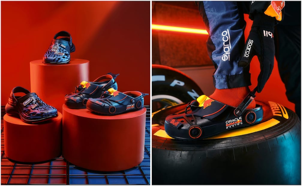 Esta nueva colaboración especial fusionará la adrenalina y velocidad de la Fórmula 1 con la comodidad e innovación del calzado de Crocs. Foto: Crocs
