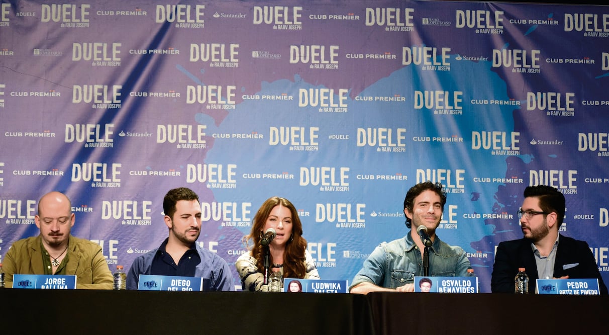 Ludwika Paleta, Osvaldo Benavides y Pedro Ortiz de Pinedo (JACQUELINE SILVA. EL UNIVERSAL)