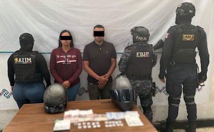 Caen dos colombianos por operar red de prestamos "gota a gota" en Chiapas; les aseguran droga y evidencias