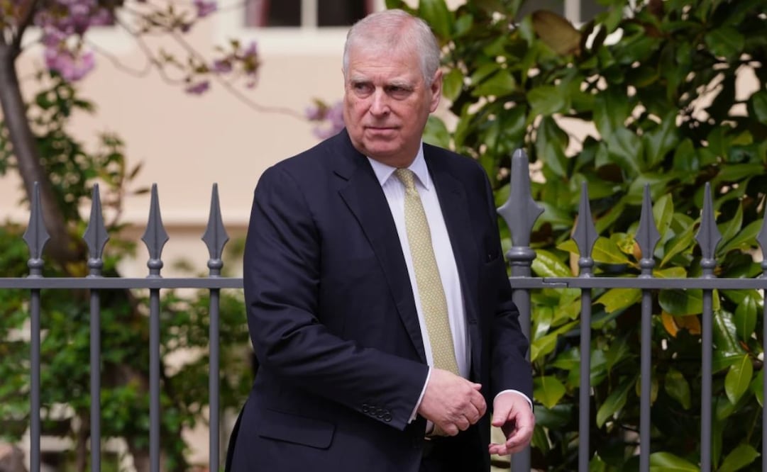 El expríncipe Andrés en la Capilla de San Jorge en el Castillo de Windsor en Inglaterra el 20 de abril del 2025. Foto: AP