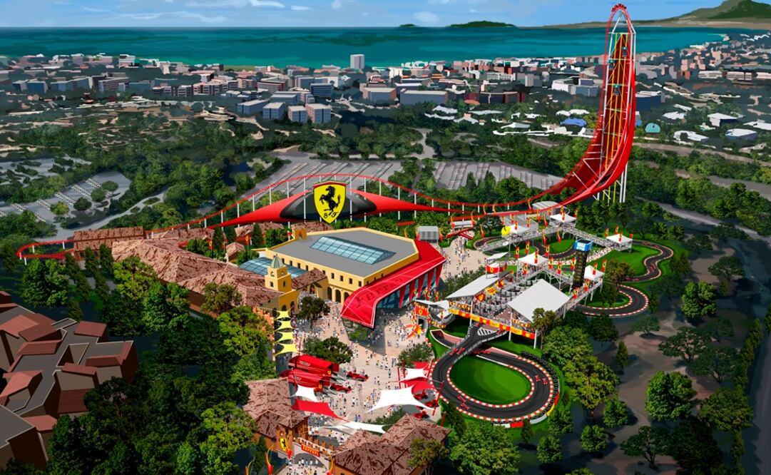 El segundo parque inspirado en Ferrari abrirá cerca de Barcelona (Foto: PortAventura Entertainment)