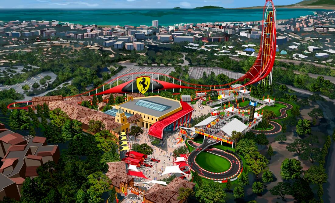 El segundo parque inspirado en Ferrari abrirá cerca de Barcelona (Foto: PortAventura Entertainment)