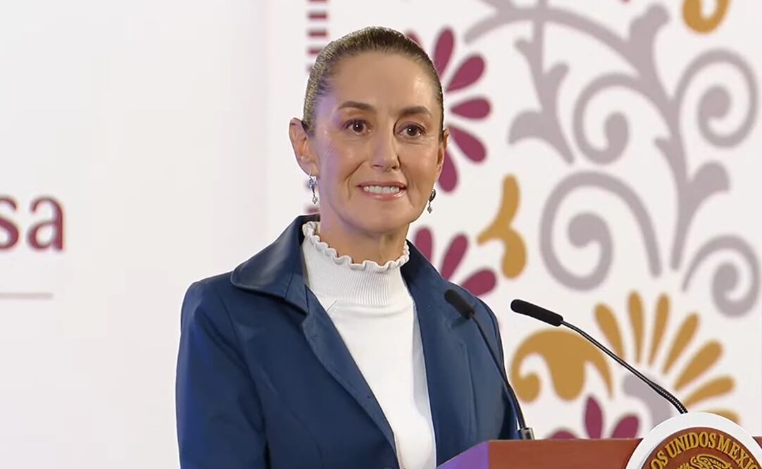 La presidenta Claudia Sheinbaum habla sobre la reforma judicial en su conferencia matutina del 24 de octubre. Foto: captura