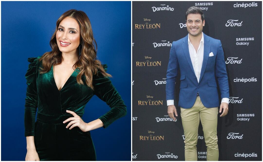 Cynthia Rodríguez es más grande de edad que Carlos Rivera. Foto: Archivo