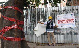 Suspenden obra ilegal en alcaldía Benito Juárez; constructora no tenía documentos originales para los trabajos