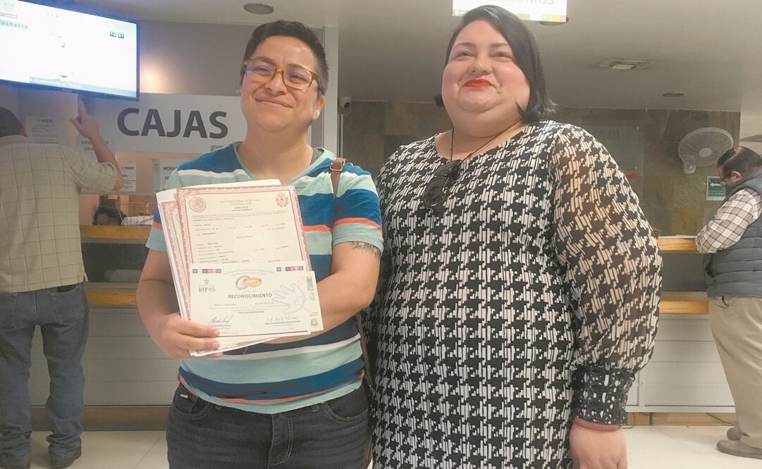 La pareja pidió como reparación simbólica del daño que las casen en un evento público el próximo año. Foto: GABRIELA MARTÍNEZ. EL UNIVERSAL