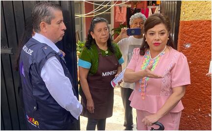 Clara Brugada recorre casa por casa en Coyoacán; colonos piden seguridad
