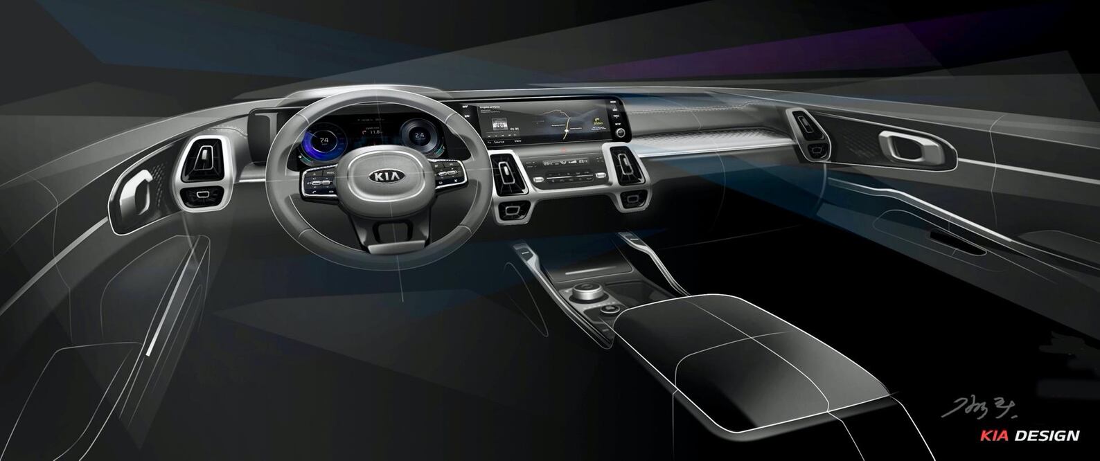 KIA Sorento adelanta su nuevo interior