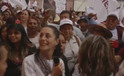 Sheinbaum marcha en GAM a pesar de no tener permiso