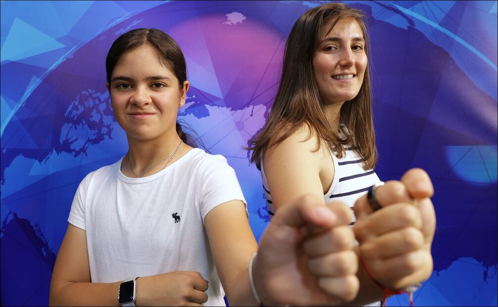 Ivanna Richards y Tatiana Calderón en entrevista con EL UNIVERSAL Deportes - Foto: Fernando Rojas / EL UNIVERSAL