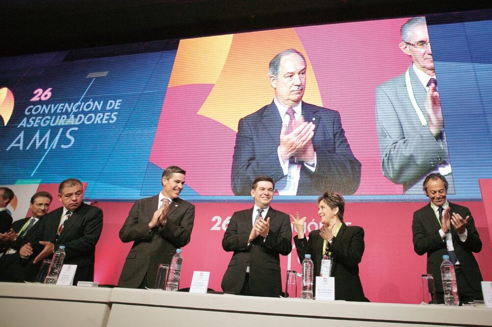 Fernando Aportela, subsecretario de Hacienda(c), durante la inauguración de la edición 26 de la Convención de Aseguradores (IVÁN STEPHENS. EL UNIVERSAL)