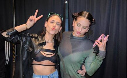 Danna Paola felicita a Rosalía por los "Simis" que le aventaron