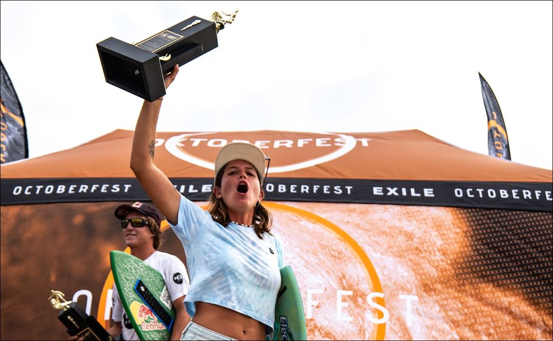 Isabel Blanco se coronó de nueva cuenta en el United Skim Tour - Foto: Cortesía