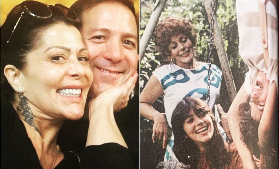 Alejandra y Luis Enrique Guzmán posan a lado de su progenitora, doña Silvia Pinal, en la década de los setenta.
Foto: Instagram