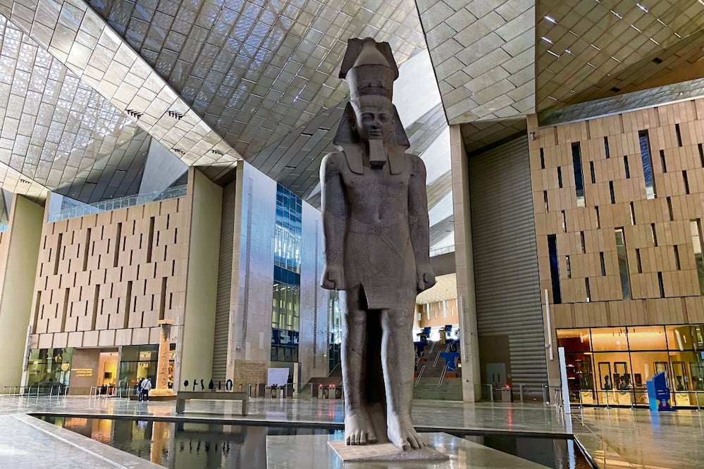 Egipto ultima los detalles del Gran Museo Egipcio. Foto: EFE