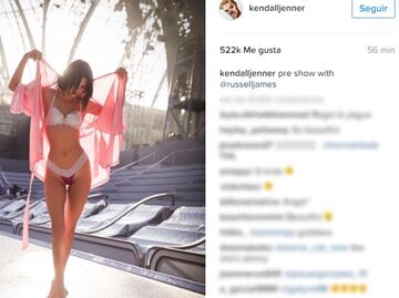 Kendall Jenner posa con diminuta lencería