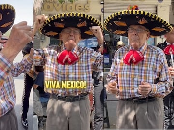 Abuelito chileno cumple sueño de viajar a México; conoce la curiosa razón