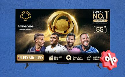 Prime day: Pantalla Hisense Mini-LED de 55'' y 144 Hz con descuentazo del 40% en Amazon México