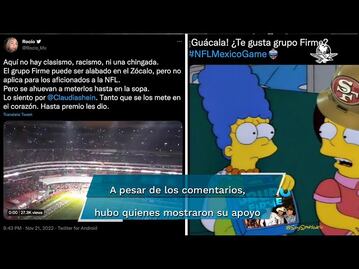 Abuchean a Grupo Firme en show de medio tiempo de la NFL en el Estadio Azteca